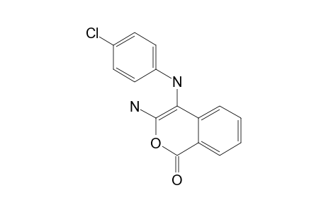 3-AMINO-4-(4-CHLOROPHENYLAMINO)-1H-ISOCHROMEN-1-ONE