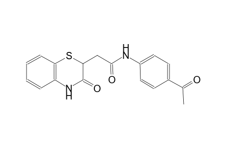 N-(4-acetylphenyl)-2-(3-oxo-3,4-dihydro-2H-1,4-benzothiazin-2-yl)acetamide