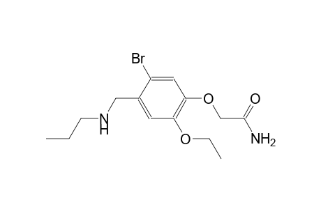 2-{5-bromo-2-ethoxy-4-[(propylamino)methyl]phenoxy}acetamide