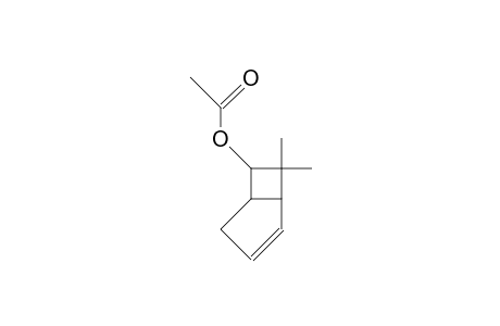 (.+-.)-6-endo-Acetoxy-7,7-dimethyl-bicyclo(3.2.0)hept-2-ene