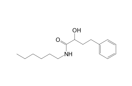 N-Hexyl-2-hydroxy-4-phenylbutanamide