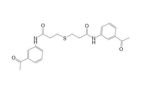 3-{[3-(3-acetylanilino)-3-oxopropyl]sulfanyl}-N-(3-acetylphenyl)propanamide