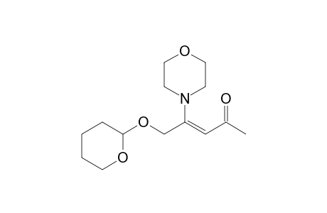 (Z)-4-(4-morpholinyl)-5-(2-oxanyloxy)-3-penten-2-one