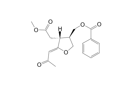 3-[(Benzoyloxy)methyl]-4-(methoxycarbonyl)methyl]-5-(acetylmethylene)-tetrahydrofuran