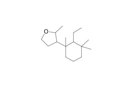 2-Methyl-3-[(1S,2S)-2-ethyl-1,3,3-trimethylcyclohexyl]tetrahydrofuran