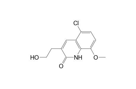 5-Chloro-8-methoxy-3-(2'-hydroxyethyl)quinolin-2(1H)-one
