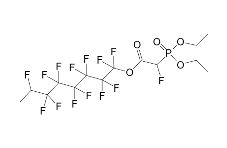 Diethyl tridecafluorooctyl 1-fluoromethylphosphonocarboxylate