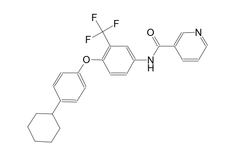3-pyridinecarboxamide, N-[4-(4-cyclohexylphenoxy)-3-(trifluoromethyl)phenyl]-