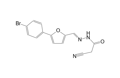 acetic acid, cyano-, 2-[(E)-[5-(4-bromophenyl)-2-furanyl]methylidene]hydrazide