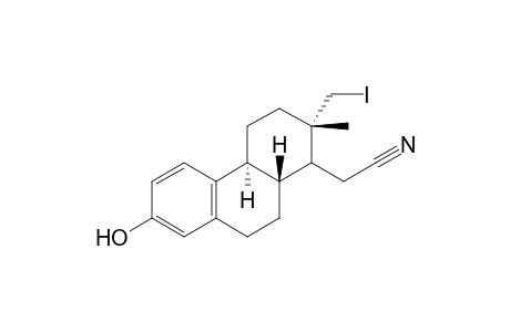 3-Hydroxy-17-iodo-16,17-seco-estra-1,3,5(10)-triene-16-nitrile