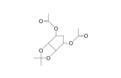 4b,6-Diacetoxy-2,2-dimethyl-3ab, 5,6a,6ab-tetrahydro-4H-cyclopenta-1,3-dioxole
