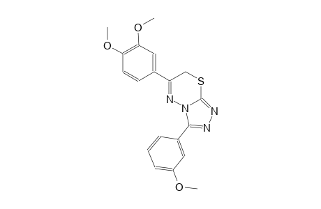 6-(3,4-dimethoxyphenyl)-3-(3-methoxyphenyl)-7H-[1,2,4]triazolo[3,4-b][1,3,4]thiadiazine