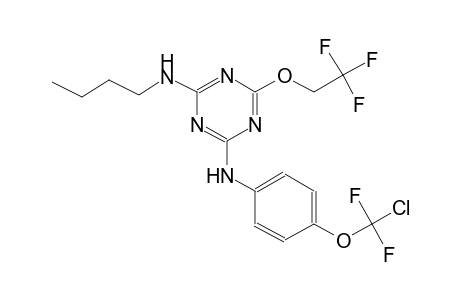 2-N-butyl-4-N-[4-[chloro(difluoro)methoxy]phenyl]-6-(2,2,2-trifluoroethoxy)-1,3,5-triazine-2,4-diamine