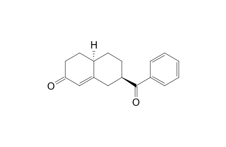 2(3H)-Naphthalenone, 7-benzoyl-4,4a,5,6,7,8-hexahydro-, trans-
