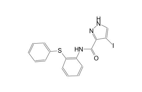 4-iodo-N-[2-(phenylsulfanyl)phenyl]-1H-pyrazole-3-carboxamide