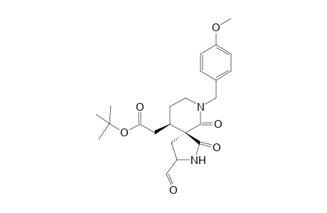 (3R,5S,10R)-10-(tert-Butylcarbonylmethyl)-7-(4-methoxybenzyl)-1,6-dioxa-2,7-diazaspiro[4.5]decene-3-carbaldehyde