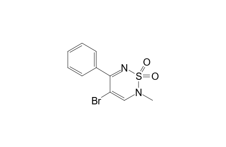 2-Methyl-5-phenyl-4-bromo-1,2,6-thiadiazine - 1,1-dioxide