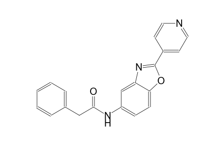 2-phenyl-N-[2-(4-pyridinyl)-1,3-benzoxazol-5-yl]acetamide