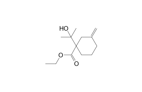 Ethyl 1-(2-hydroxypropan-2-yl)-3-methylenecyclohexanecarboxylate