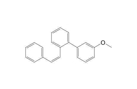 cis-3'-methoxy-2-styrylbiphenyl