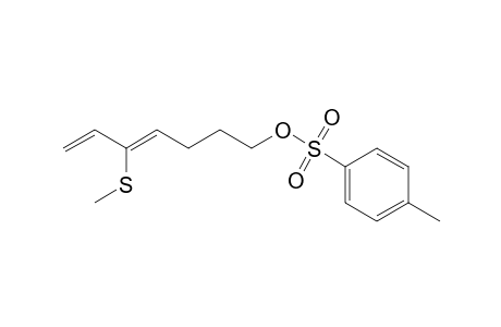4,6-Heptadien-1-ol, 5-(methylthio)-, 4-methylbenzenesulfonate, (Z)-