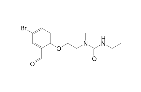 1-[2-(4-bromo-2-formylphenoxy)ethyl]-3-ethyl-1-methylurea