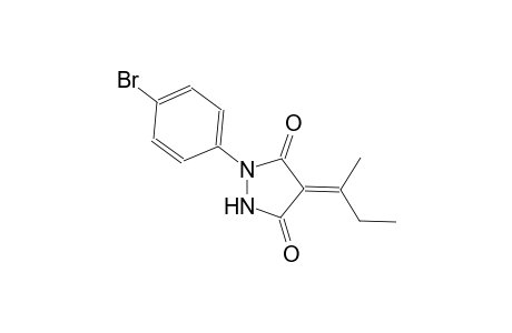 3,5-pyrazolidinedione, 1-(4-bromophenyl)-4-(1-methylpropylidene)-,(4E)-