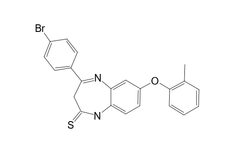 2,3-DIHYDRO-4-(PARA-BROMOPHENYL)-7-(ORTHO-METHYLPHENYL)-1H-1,5-BENZODIAZEPINE-2-THIONE