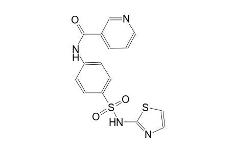 N-{4-[(1,3-thiazol-2-ylamino)sulfonyl]phenyl}nicotinamide