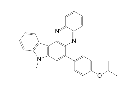 6-(4-Isopropoxyphenyl)-8-methyl-8H-indolo[3,2-a]phenazine