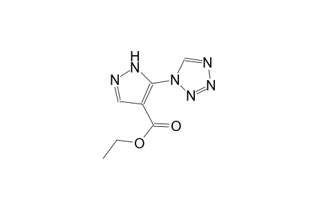 ethyl 5-(1H-tetraazol-1-yl)-1H-pyrazole-4-carboxylate