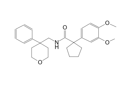 1-(3,4-dimethoxyphenyl)-N-[(4-phenyltetrahydro-2H-pyran-4-yl)methyl]cyclopentanecarboxamide