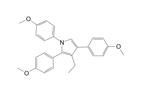 1,2,4-Tris(4-methoxyphenyl)-3-ethyl-1H-pyrrole