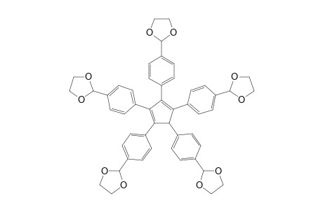1,2,3,4,5-Penta(4-(1,3-dioxolan-2-yl)phenyl)-1,3-cyclopentadiene