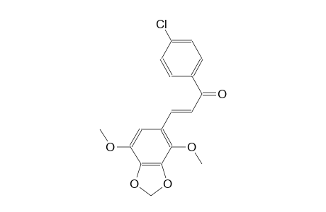 2-propen-1-one, 1-(4-chlorophenyl)-3-(4,7-dimethoxy-1,3-benzodioxol-5-yl)-, (2E)-