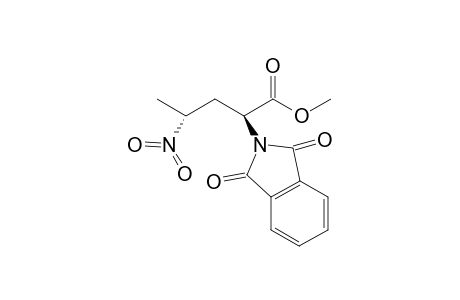 (2S,4R)-2-(1,3-dioxo-2-isoindolyl)-4-nitropentanoic acid methyl ester