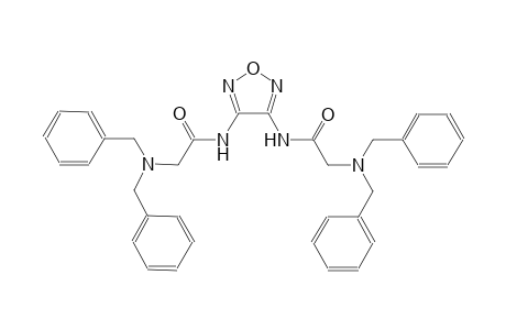 2-(dibenzylamino)-N-(4-{[(dibenzylamino)acetyl]amino}-1,2,5-oxadiazol-3-yl)acetamide