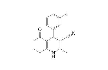 4-(3-Iodophenyl)-2-methyl-5-oxo-1,4,5,6,7,8-hexahydro-3-quinolinecarbonitrile
