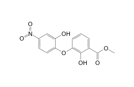 Methyl 3-(2'-hydroxy-4'-nitrophenoxy)-2-hydroxybenzoate