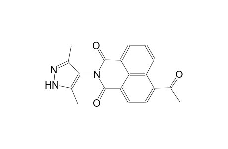 6-acetyl-2-(3,5-dimethyl-1H-pyrazol-4-yl)-1H-benzo[de]isoquinoline-1,3(2H)-dione