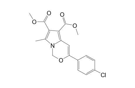 3-(4-Chlorophenyl)-7-methyl-1H-pyrrolo[1,2-c][1,3]oxazine-5,6-dicarboxylic acid dimethyl ester