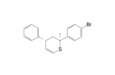 (2S,4R)-2-(4-Bromo-phenyl)-2-methyl-4-phenyl-3,4-dihydro-2H-thiopyran