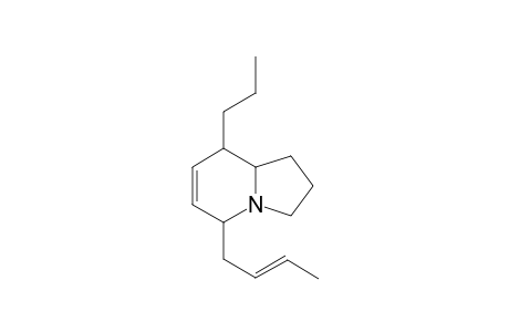 8-Propyl-5-(2'-buten-1'-yl)-6,7-dehydroindolizidine