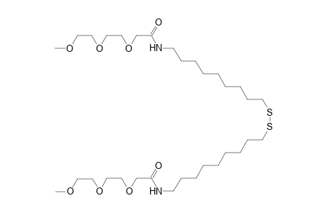 N,N'-(Dithiononane-9,1-diyl)-bis{2'-[2"-(2"'-methoxyethoxy)ethoxy]acetamide}