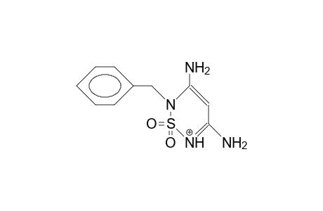 3,5-Diamino-2-benzyl-2H-1,2,6-thiadiazine 1,1-dioxide cation