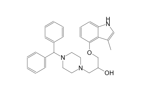 1-(4-benzhydryl-1-piperazinyl)-3-[(3-methyl-1H-indol-4-yl)oxy]-2-propanol