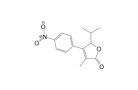 3-Methyl-5-(1-methylethyl)-4-(4-nitrophenyl)furan-2(5H)-one