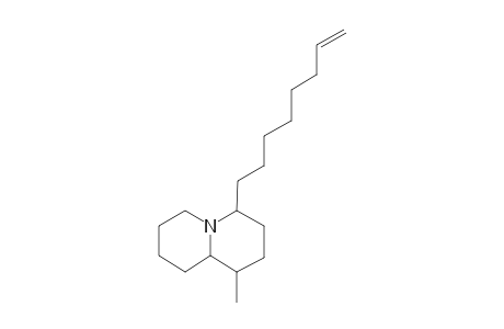1-Methyl-4-(7'-octen-1'-yl)-quinolizidine
