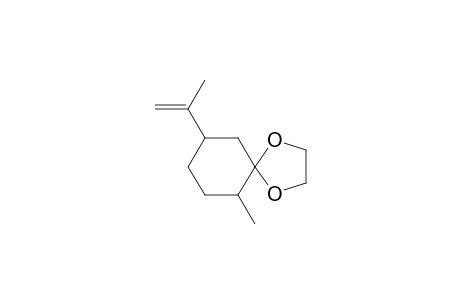 1,4-Dioxaspiro[4.5]decane, 6-methyl-9-(1-methylethenyl)-