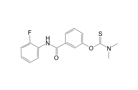 o-(3-[(2-Fluoroanilino)carbonyl]phenyl) dimethylthiocarbamate